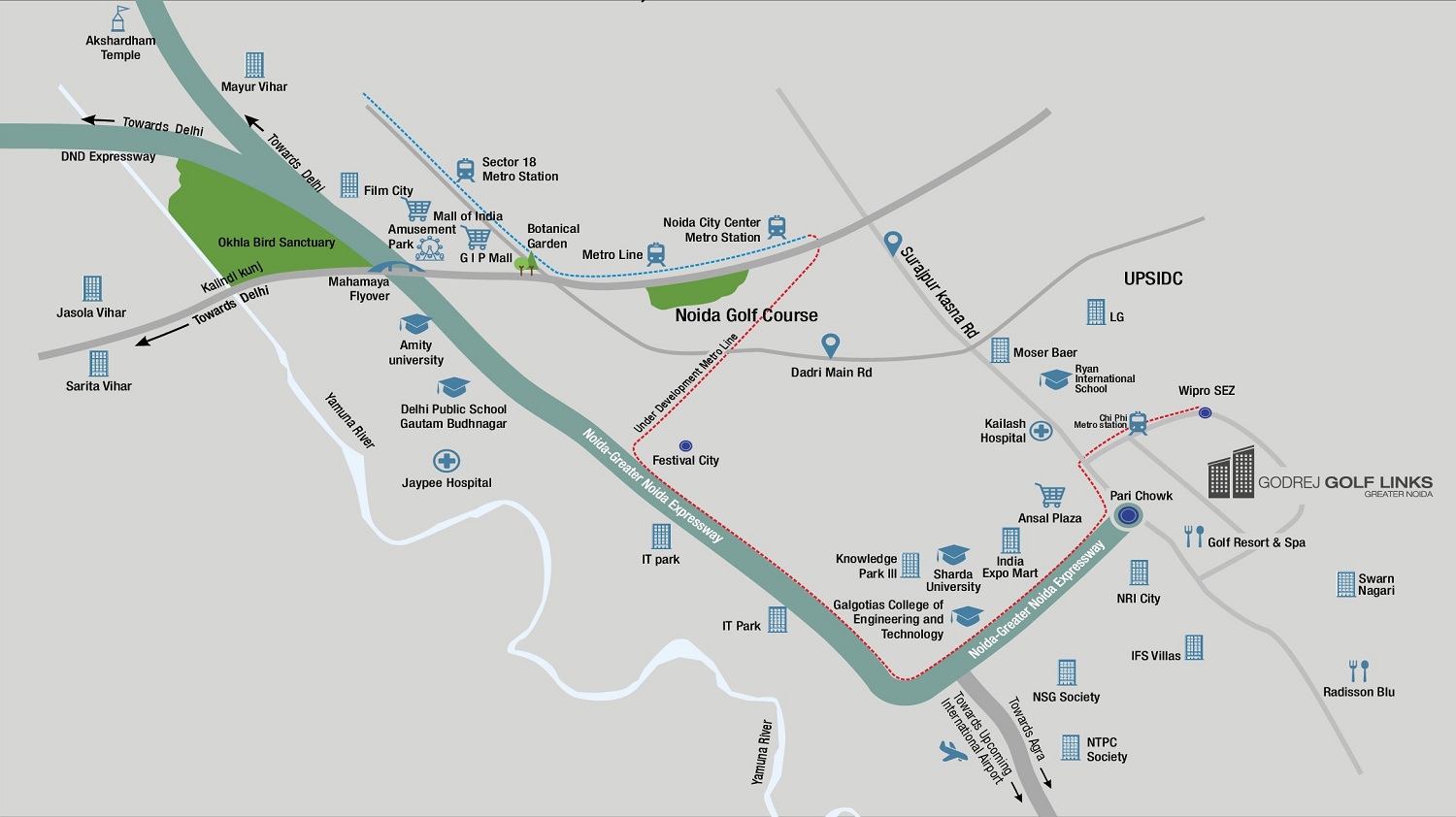 Godrej Avenue 9 Location Map